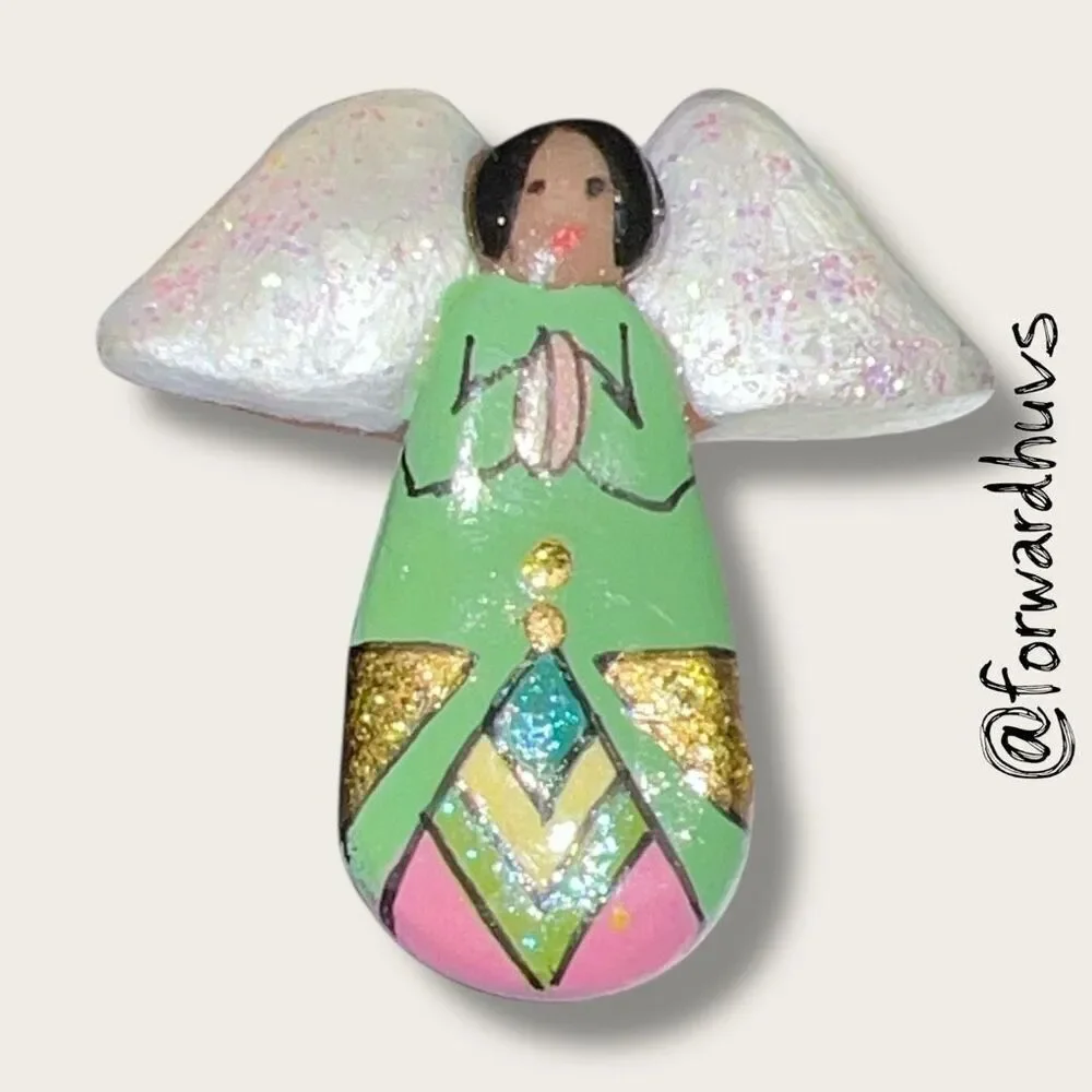 Bundle Sale 3 for $15 | Handmade and Hand Painted Angel Pin